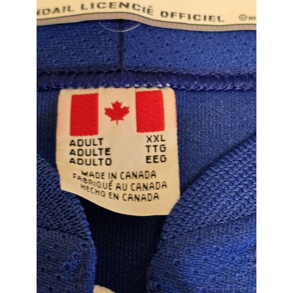 Vintage KOHO NEW YORK RANGERS BLUE JERSEY SIZE XXL Lace Front EUC Blank Back - Picture 10 of 17